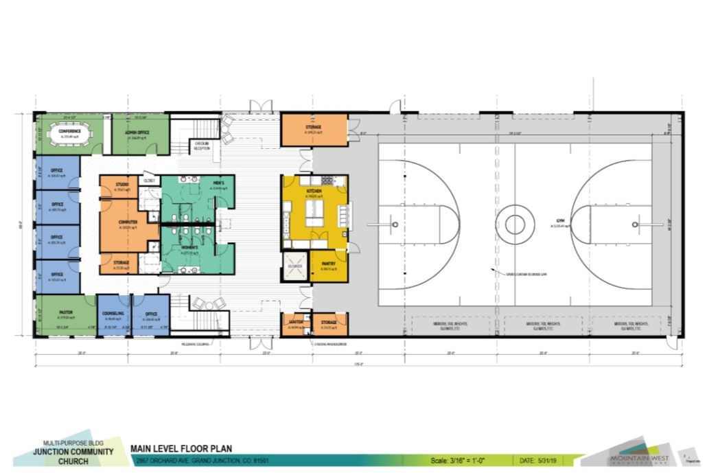 New MultiPurpose Building Plans Junction Community Church